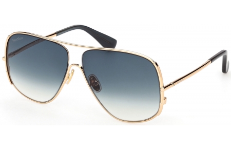 Gafas de Sol - MaxMara - MM0190 - 30P  SHINY GOLD // GREEN GRADIENT