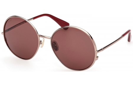 Gafas de Sol - MaxMara - MM0191 - 36S  SHINY BRONZE // BURGUNDY