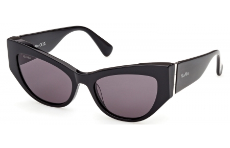 Gafas de Sol - MaxMara - MM0192 - 01A  SHINY BLACK // SMOKE