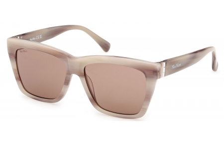 Gafas de Sol - MaxMara - MM0193 - 20E  STRIPED BROWN // BROWN