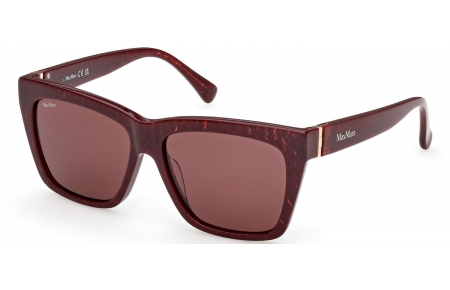 Gafas de Sol - MaxMara - MM0193 - 71S  BURGUNDY TEXTURE // BURGUNDY