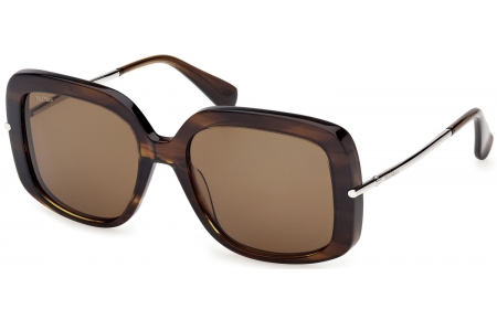Gafas de Sol - MaxMara - MM0195 - 61N  STRIPED BROWN // BROWN
