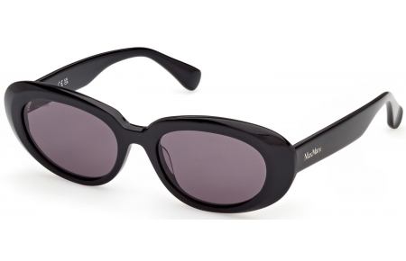 Gafas de Sol - MaxMara - MM0196 - 01A  SHINY BLACK // SMOKE