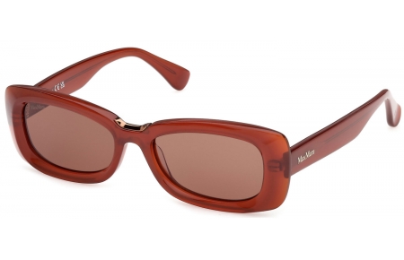 Gafas de Sol - MaxMara - MM0197 - 42E  SHINY DARK ORANGE // BROWN