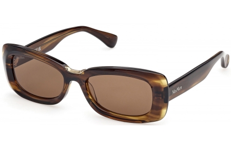 Gafas de Sol - MaxMara - MM0197 - 61N  STRIPED BROWN // BROWN