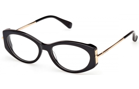 Lunettes de vue - MaxMara - MM5204 - 001  SHINY BLACK PALE GOLD