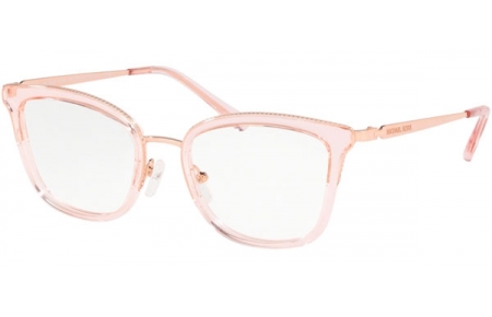 Monturas Michael Kors COCONUT GROVE 3417 LIGHT PINK TRANSPARENT