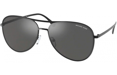 Sunglasses - Michael Kors - MK1089 KONA - 10056G SHINY BLACK // DARK GREY MIRROR
