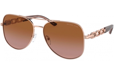 Lunettes de soleil - Michael Kors - MK1121 CHIANTI - 110813 ROSE GOLD // BROWN GRADIENT PINK