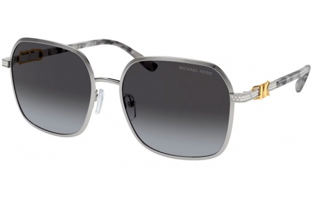 Lunettes de soleil - Michael Kors - MK1145B CADIZ - 18938G  SHINY SILVER // NAVY BLUE GRADIENT