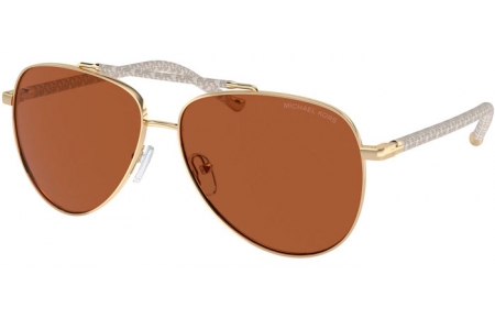 Lunettes de soleil - Michael Kors - MK1146 PORTUGAL - 101473  SHINY LIGHT GOLD // BROWN