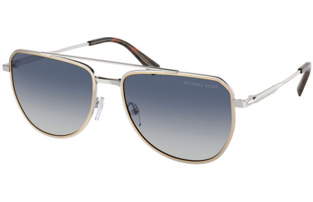 Lunettes de soleil - Michael Kors - MK1155 WHISTLER - 18934L  SHINY SILVER // BLUE GRADIENT