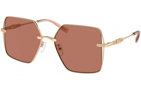 Lunettes de soleil - Michael Kors - MK1157D SANYA - 101403  SHINY LIGHT GOLD // LIGHT BROWN