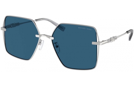 Lunettes de soleil - Michael Kors - MK1157D SANYA - 18938G  SHINY SILVER // BLUE