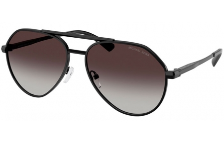 Gafas de Sol - Michael Kors - MK1168 BRENTWOOD - 10058G  SHINY BLACK // DARK GREY GRADIENT