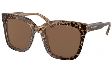Lunettes de soleil - Michael Kors - MK2163 SAN MARINO - 391773  BROWN AND BLACK LEOPARD // BROWN