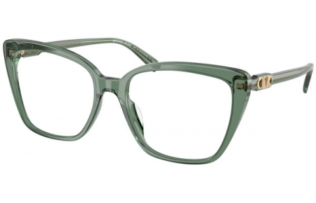 Lunettes de vue - Michael Kors - MK4110U AVILA - 4022 TRANSPARENT SMOKED OLIVE
