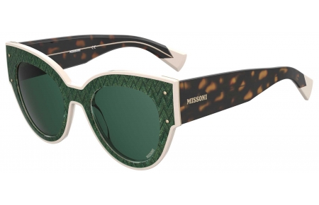 Gafas de Sol - Missoni - MIS 0063/S - P8J (QT) DARK GREEN HAVANA // GREEN