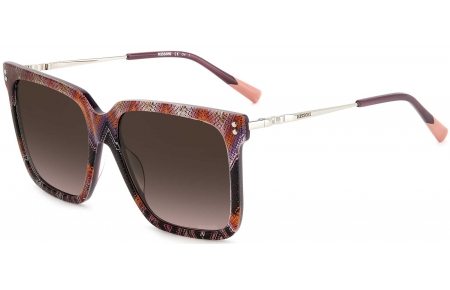 Gafas de Sol - Missoni - MIS 0107/S - S68 (HA) PATTERNED PINK VIOLET // BROWN GRADIENT