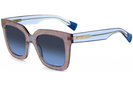 Gafas de Sol - Missoni - MIS 0126/S - QQ7 (08) PINK PATTERNED MULTICOLOR // DARK BLUE GRADIENT