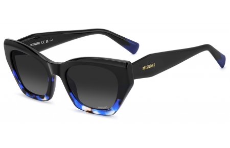 Gafas de Sol - Missoni - MIS 0300/S - SN8 (9O) BLACK HAVANA BLUE // DARK GREY GRADIENT