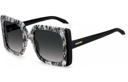 Sunglasses - Missoni - MIS 0089/S - 1EI (9O) BLACK PATTERNED GREY // DARK GREY GRADIENT