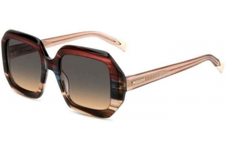 Gafas de Sol - Missoni - MIS 0113/S - 3XH (GA) BROWN HORN RED // BROWN OCHRE GRADIENT