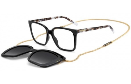 Monturas - Missoni - MIS 0251/C - 807 (WJ) BLACK // CLEAR + CLIP ON GREY GRADIENT POLARIZED