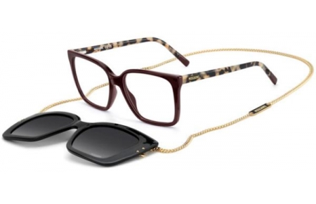 Frames - Missoni - MIS 0251/C - LHF (WJ) BURGUNDY // CLEAR + CLIP ON GREY GRADIENT POLARIZED