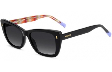 Lunettes de soleil - Missoni - MIS 0256/S - 807 (9O) BLACK // DARK GREY GRADIENT