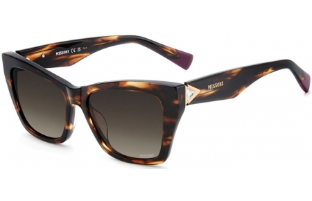 Gafas de Sol - Missoni - MIS 0278/G/S - KVI (HA) STRIPED BROWN // BROWN GRADIENT