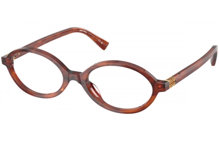 Monturas - Miu Miu - VMU 01XV - 26E1O1  STRIPED TOBACCO