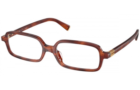 Monturas - Miu Miu - VMU 01YV - 26E1O1  STRIPED TOBACCO