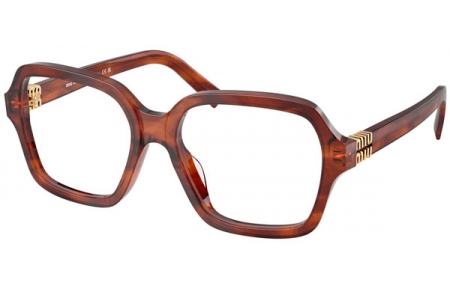 Monturas - Miu Miu - VMU 03YV - 26E1O1  STRIPED TOBACCO