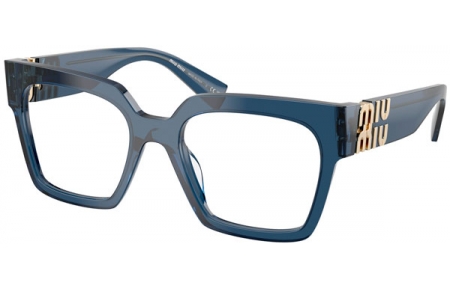 Monturas - Miu Miu - VMU 04UV - 08Q1O1  TRANSPARENT BLUE