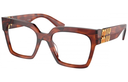 Lunettes de vue - Miu Miu - VMU 04UV - 11Q1O1  STRIPPED TOBACCO