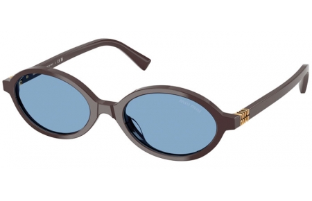 Gafas de Sol - Miu Miu - SMU 04ZS - 22C60O  MOCHA // LIGHT BLUE