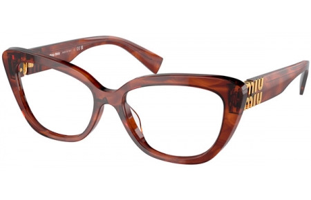 Frames - Miu Miu - VMU 05VV - 11Q1O1  STRIPED TOBACCO