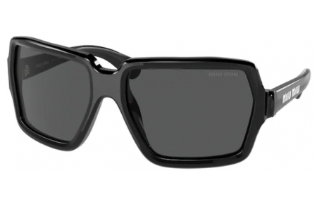 Sunglasses - Miu Miu - SMU 06WS - 1AB1A1 BLACK // DARK GREY