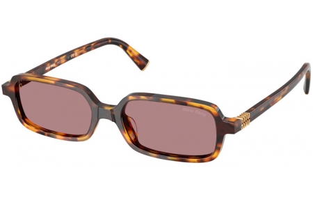 Lunettes de soleil - Miu Miu - SMU 11ZS - 14L20I  HAVANA HONEY // BROWN LIGHT PURPLE