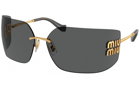 Lunettes de soleil - Miu Miu - SMU 54YS - 5AK5S0  GOLD // DARK GREY