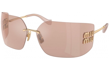 Lunettes de soleil - Miu Miu - SMU 54YS - ZVN20F  PALE GOLD // PINK MIRROR
