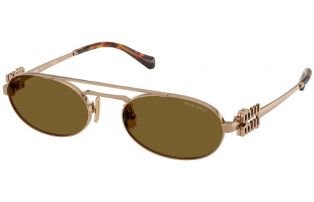 Gafas de Sol - Miu Miu - SMU 54ZS - 7OE09Z  BRASS GOLD // DARK BROWN