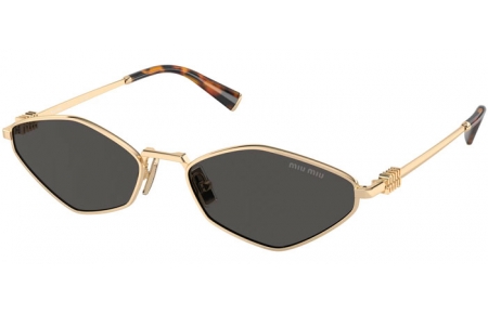 Sunglasses - Miu Miu - SMU 56ZS - ZVN5S0  PALE GOLD // DARK GREY