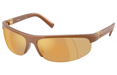 Gafas de Sol - Miu Miu - SMU A02S - 16Y8G1  OXIDIZED METAL // BROWN MIRROR GOLD