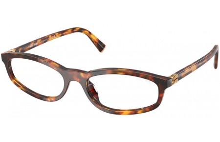 Lunettes de soleil - Miu Miu - SMU A06S - 14L08N  HAVANA HONEY // CLEAR BLUE LIGHT FILTER