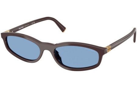Sunglasses - Miu Miu - SMU A06S - 22C60O  MOCHA // LIGHT BLUE