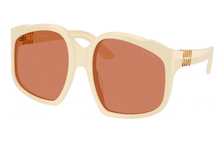 Gafas de Sol - Miu Miu - SMU A07S - 21D90Q  WHITE MILK // BROWN