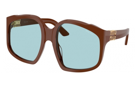 Gafas de Sol - Miu Miu - SMU A07S - 24D20R  CHOCOLATE // LIGHT BLUE