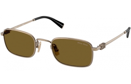 Lunettes de soleil - Miu Miu - SMU A53S - 26C09Z  OLD GOLD // DARK BROWN